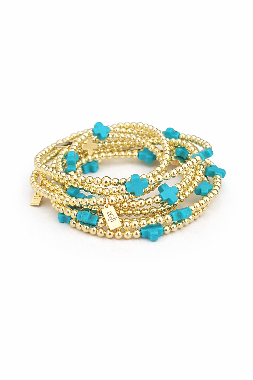 Turquoise Cross Bracelet