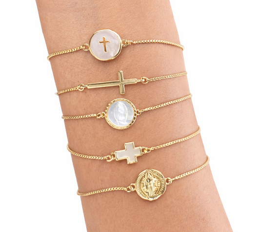 18k gold filled size adjustable