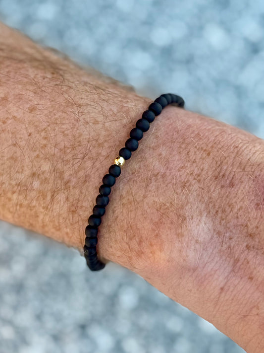Classic Matte Black Bracelet
