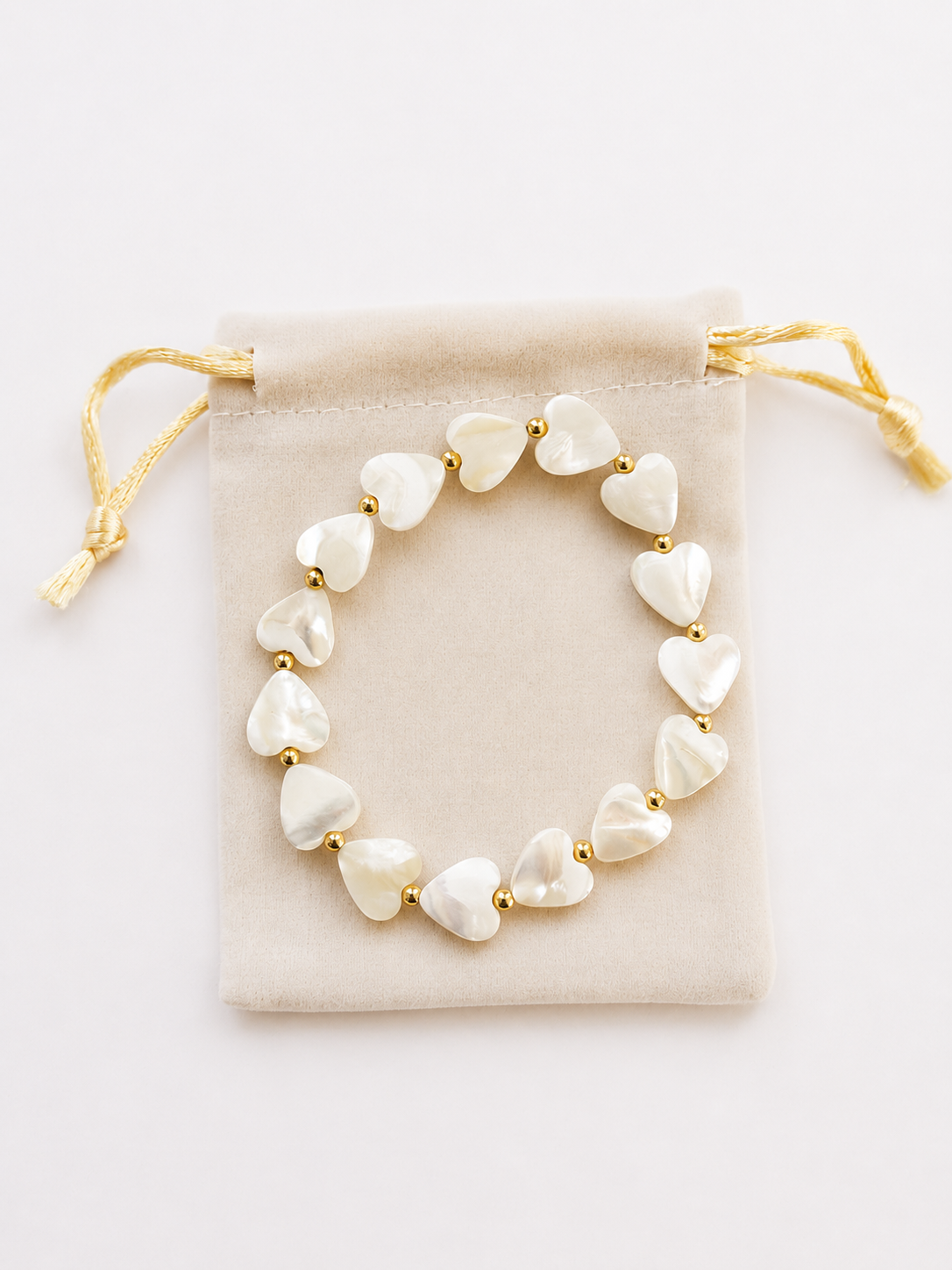 Pearl Heart Bracelet
