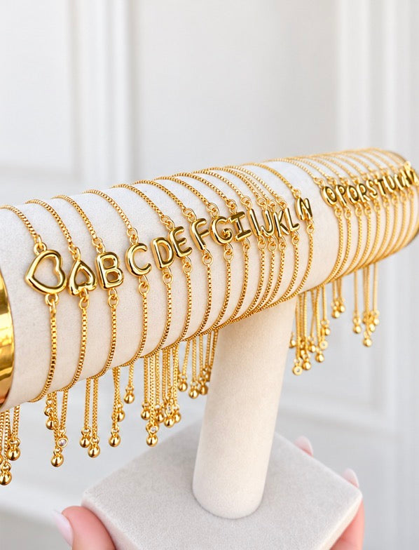 Initial Adjustable Bracelet