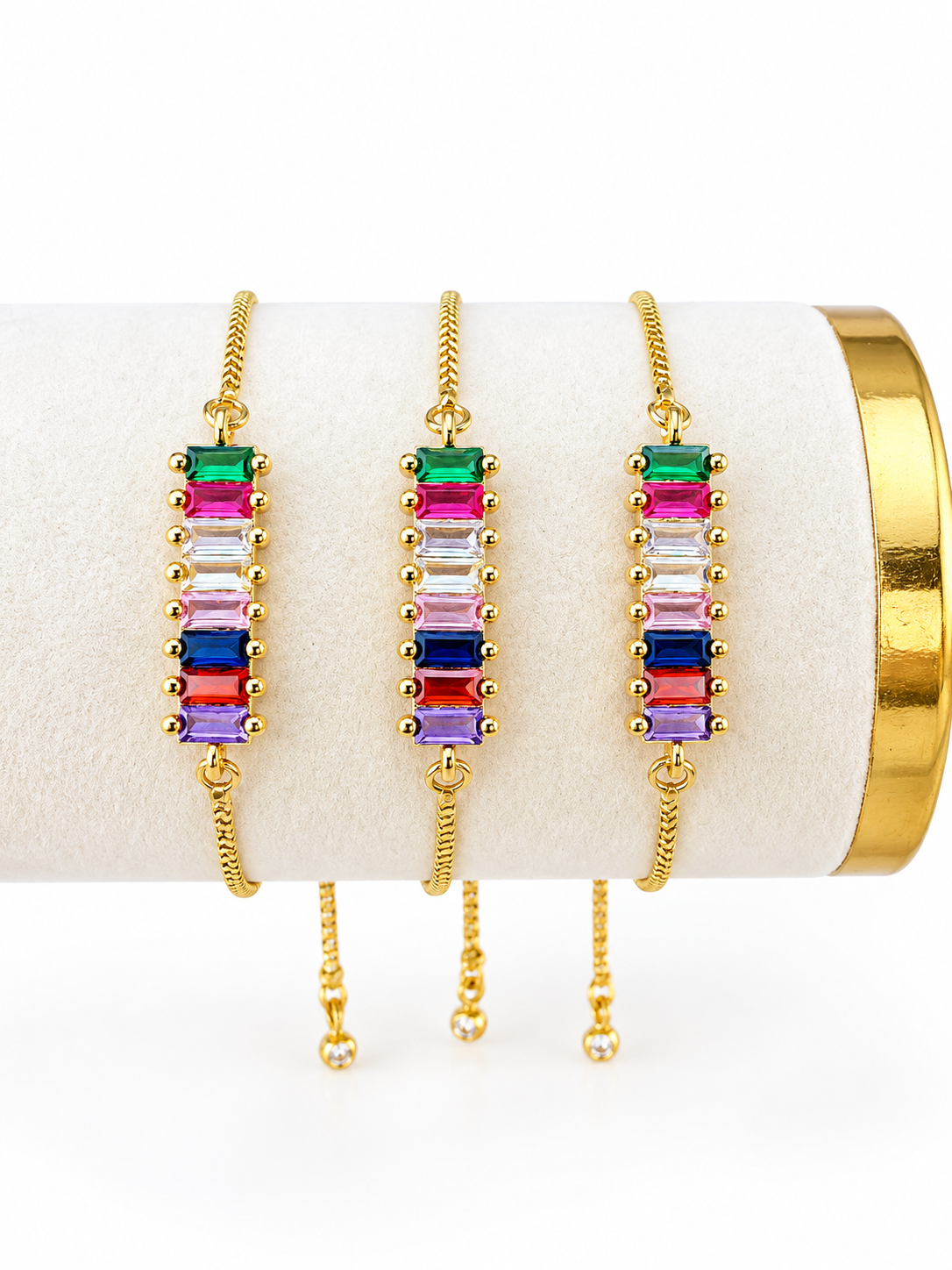 Colorful Baguette Bracelet