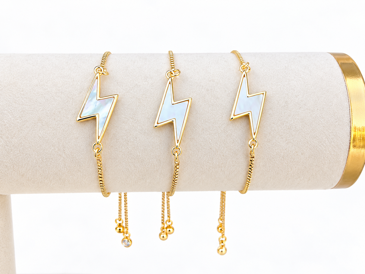 Lightning Bolt Adjustable Bracelet