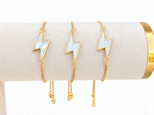 Lightning Bolt Adjustable Bracelet