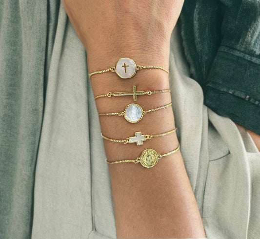 18k gold filled size adjustable