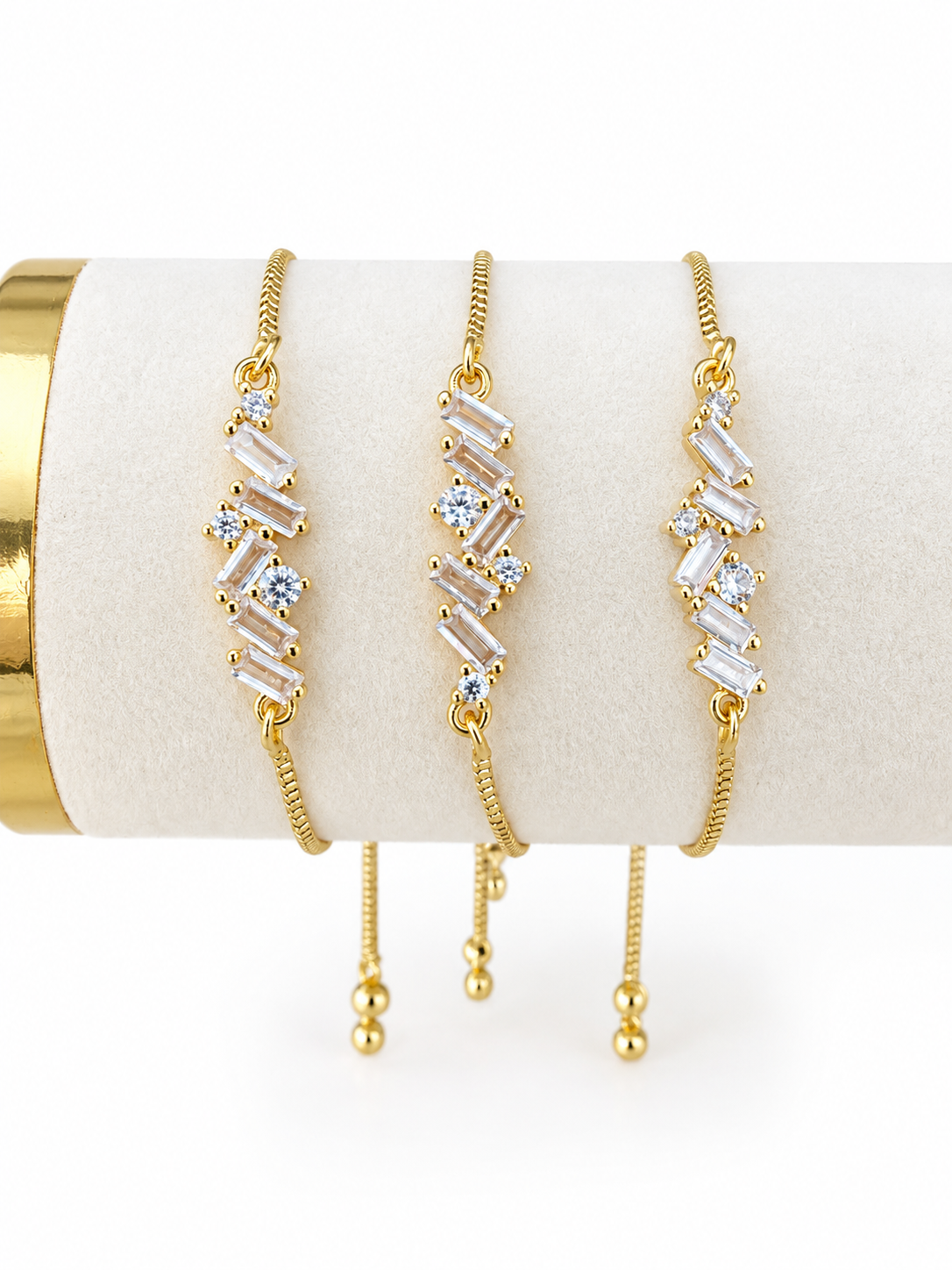 Clear Baguette Bracelet