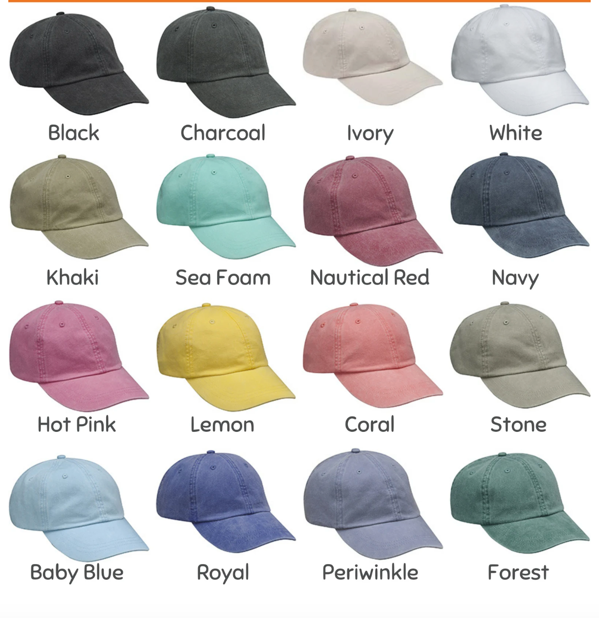 Embroidered dad hat