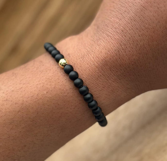 Classic Matte Black Bracelet